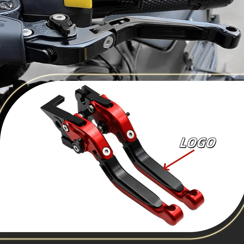 اكسسوارات الدراجات النارية قابل للتعديل باستخدام الحاسب الآلي للطي قابلة للتمديد دواسة فرامل عتلات لهوندا CBR500R CBR 500R 2022-2025