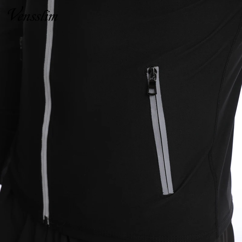 Men Sauna Suit Neoprene Sweat Jacket Workout Weight Loss Long Sleeve Vest Waist Trainer Body Shaper with Zipper Slimmming Tops