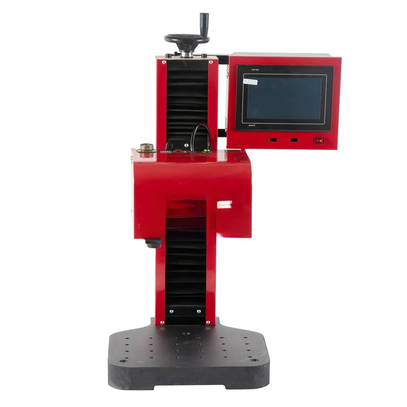 Dot Peen Marking Machine with Touch Screen Controller in Russian English Spanish pneumatic dot pin  mark engrave machine