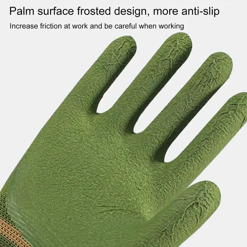 Sarung Tangan Berkebun 12 Pasang Sarung Tangan Kerja Pria Antiselip Aksesori Berkebun Kerja Tenaga Kerja Multifungsi Tebal Bersirkulasi