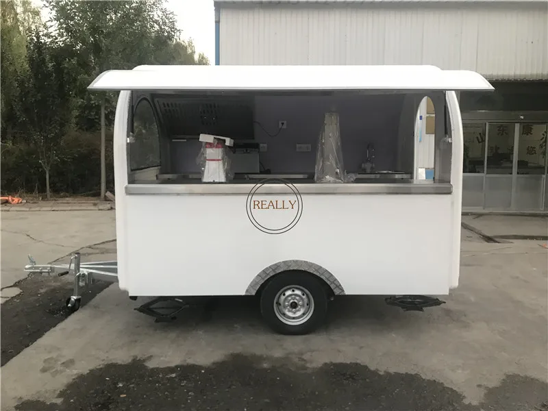 Mobile Electric Ice Cream Vending Truck Food Cart Fast Snack Outdoor Kitchen Catering Vending Car With Drivable