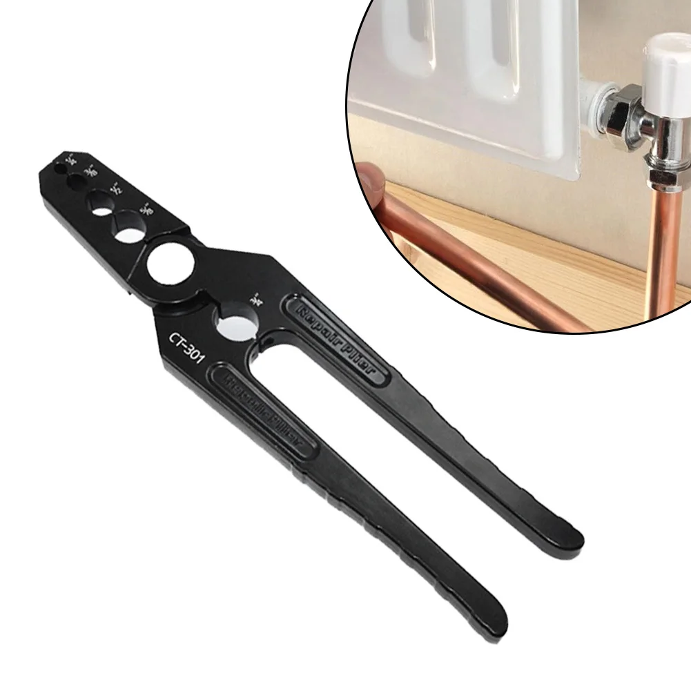 1pcs CT-301 Copper Pipe/Flat Copper Pipe Porous Design Repair Hand Tools Flat Pipe Repair Pliers Round Returner Wrench Tools