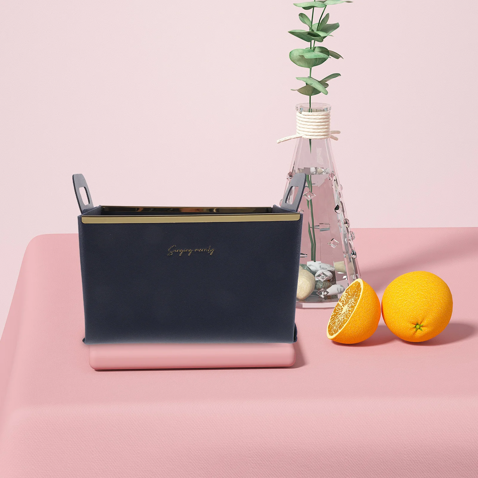 

Foldable Sundries Box Desktop Organizer Multifunctional Sundries Holder Home Entryway Decor Storage Bin