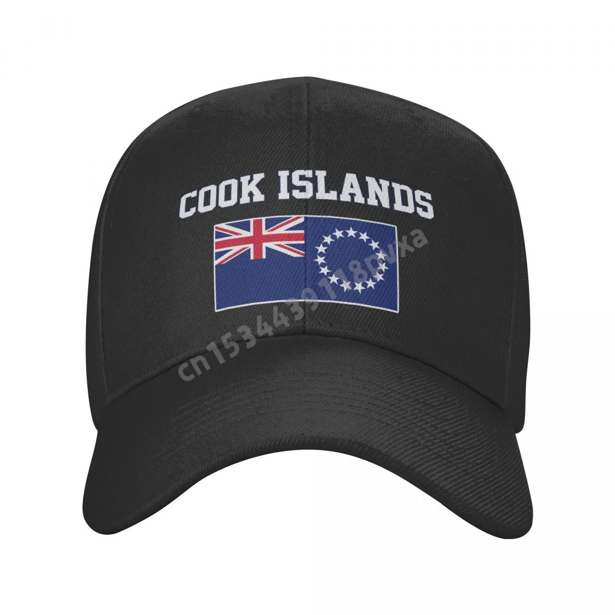 Baseball Cap Cook Islands Flag Country Map Wild Sun Shade Peaked Adjustable Outdoor Caps for Men Women