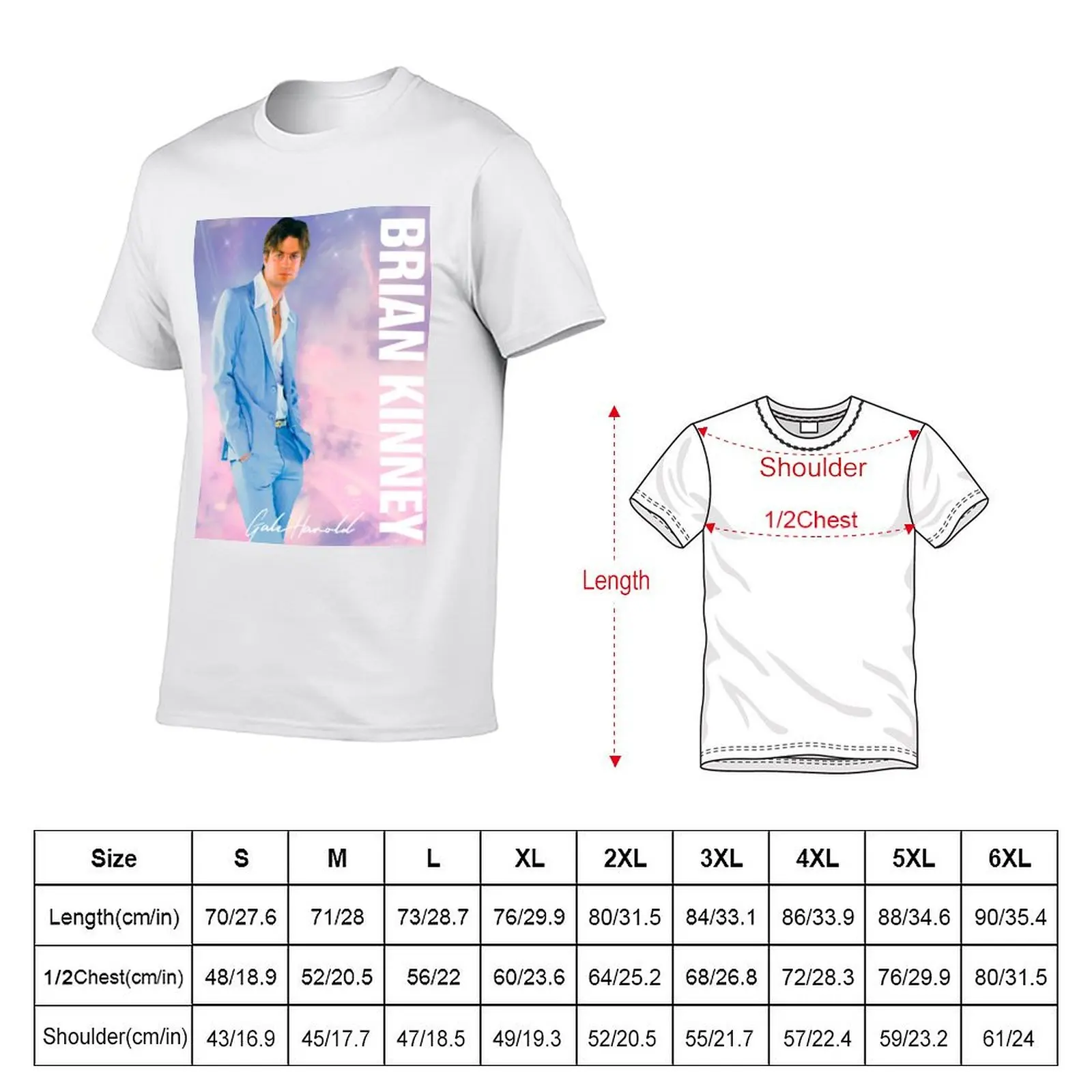 GALE HAROLD BRIAN KINNEY T-Shirt Basic Comfort Fit T-Shirt for Men