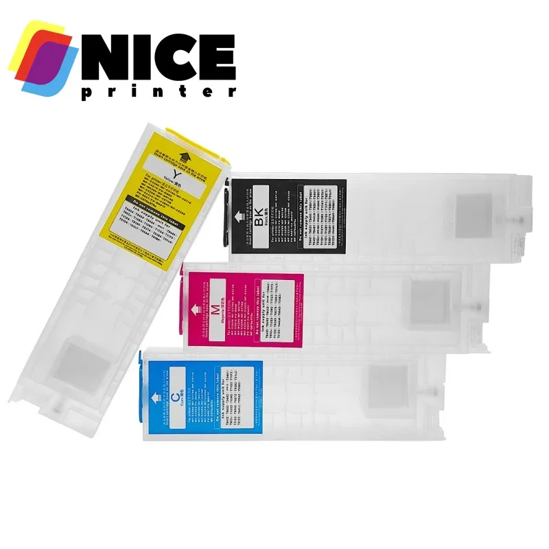 1Set T11B1 T11A2 T11A3 T11A4 Refillable Ink Cartridge without Chip for Epson WF-C5810 Free Shipping