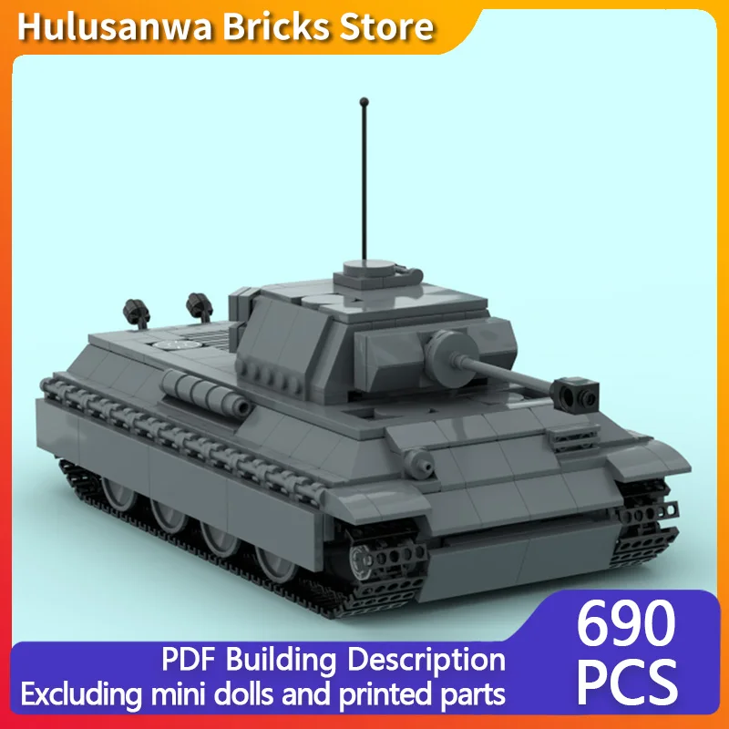 

Пантера D WW2, модель военного танка MOC, строительные кирпичи, военное оборудование, модульные технологии, подарки, праздник, сборка, детский игрушечный костюм