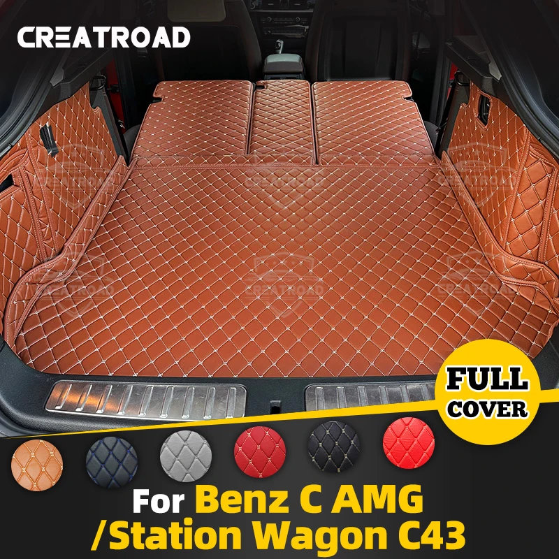 

Для Mercedes Benz C Class AMG седан C43 Station Wagon Auto полное покрытие коврик в багажник автомобиля грузовой вкладыш аксессуары для интерьера