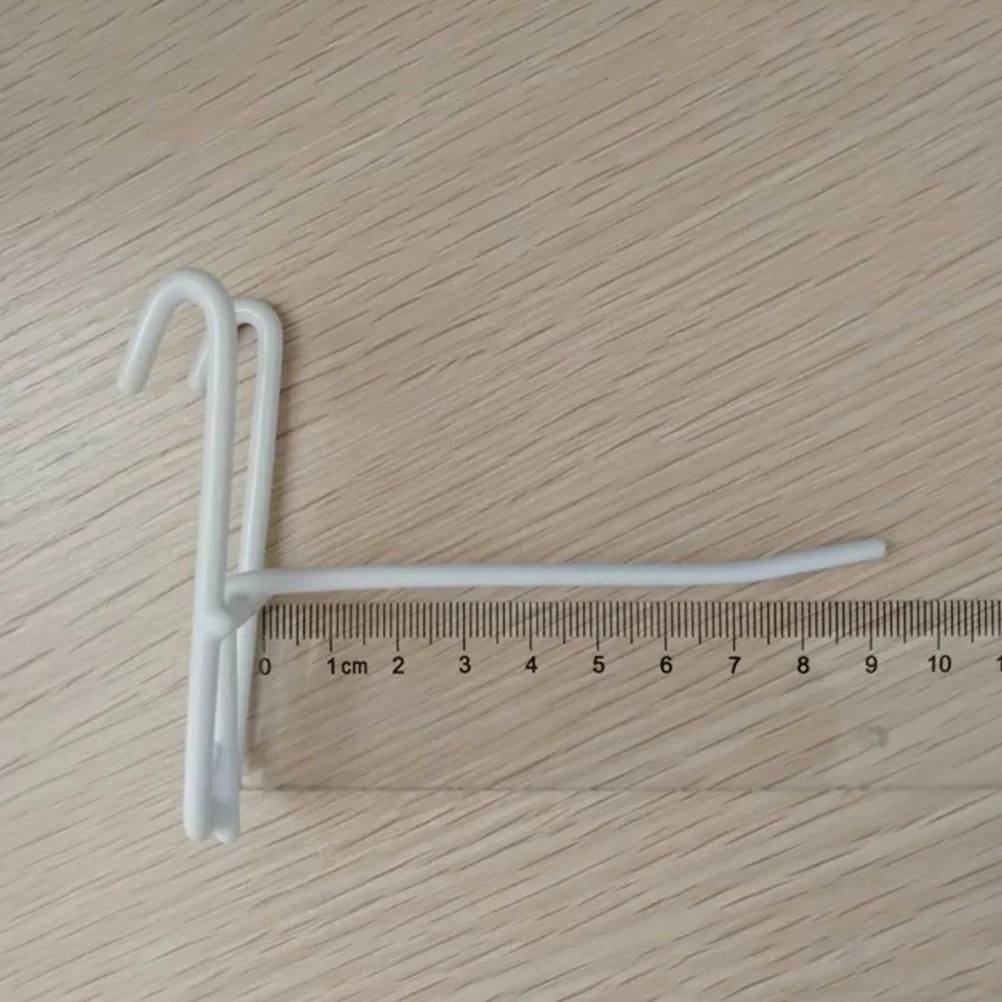 

40Pcs Metal Hooks Stylish Iron S Hooks for Kitchen Closet Organizer No Tools Needed Display Props White