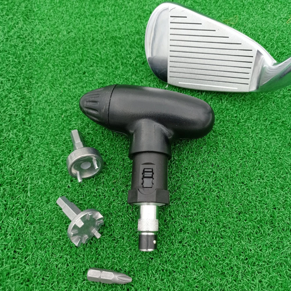 Golf Spike Wrench Ratchet Action Shoes Remover Set di strumenti di regolazione accessori di ricambio