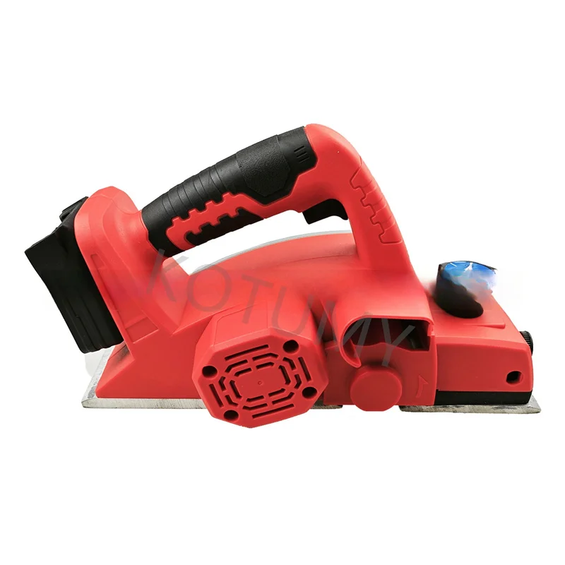 21V Brushless Cordless Wood Planer High Stable Brushless Motor For Carpentry Crew Large Timber Continuous Planing Processing