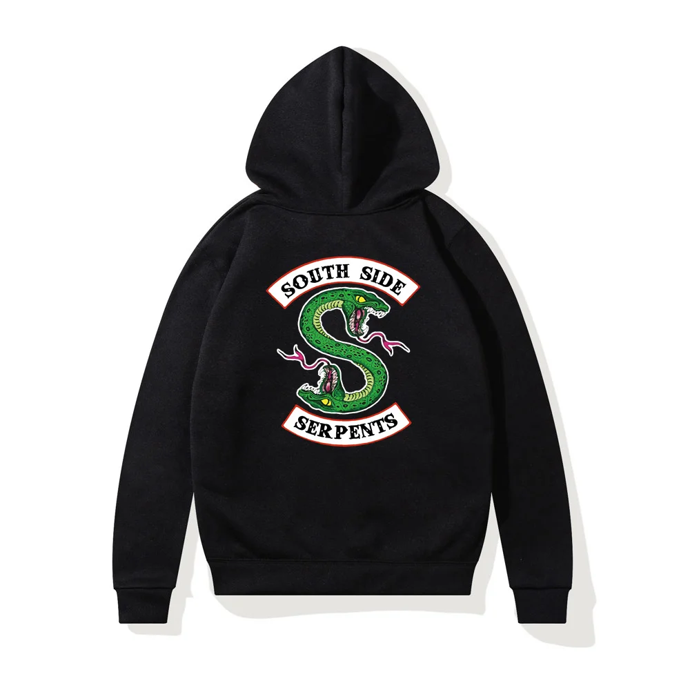 Hip Hop Riverdale South Side Serpents Women Hoodies Fleece Woman Harajuku Pullover Male Y2K Unisex Hoody Clothes Streetwear