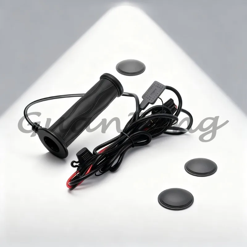 Cold‑Weather  Heating Accessory, Integrated Heated Handlebar Grip with Thumb Heater for Quad Bike Winter Riding Comfort