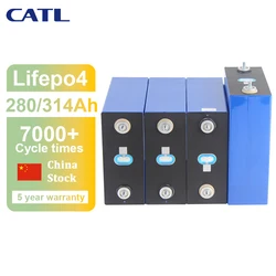 CATL 3.2V 280Ah 314Ah Lifepo4 Rechargeable Batteries 4-16pcs Prismatic Cell For Solar System Outdoor Power Supply Boat