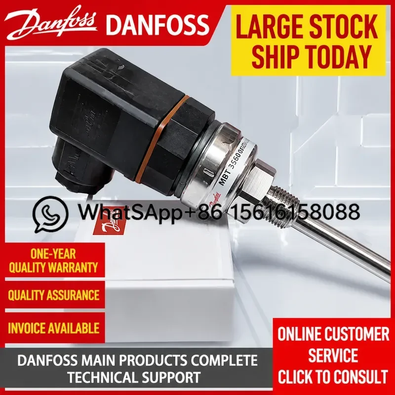 Danfoss MBT5250 Temperature Sensor 084Z6203 084Z8056 084Z2291084Z 8075 084Z7083 Industrial Probe Thermistor