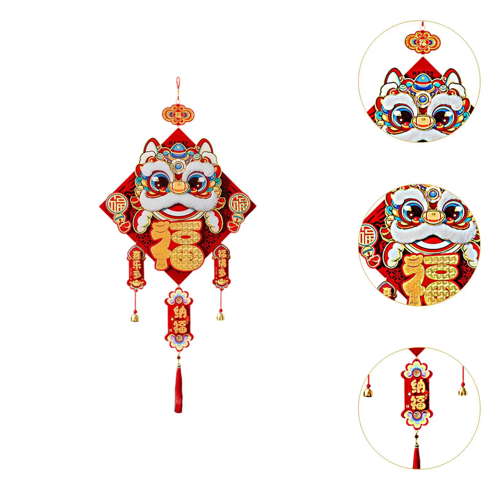 Chinese Snake New Year Hanging Decor 39x103cm for Various Occasions