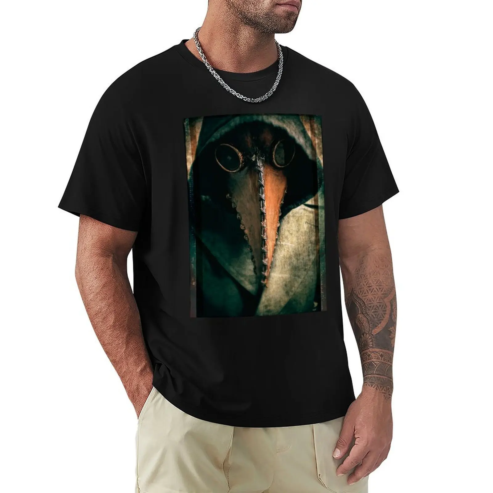

Plague Doctor T-Shirt Mechanic Work Tee Shirt