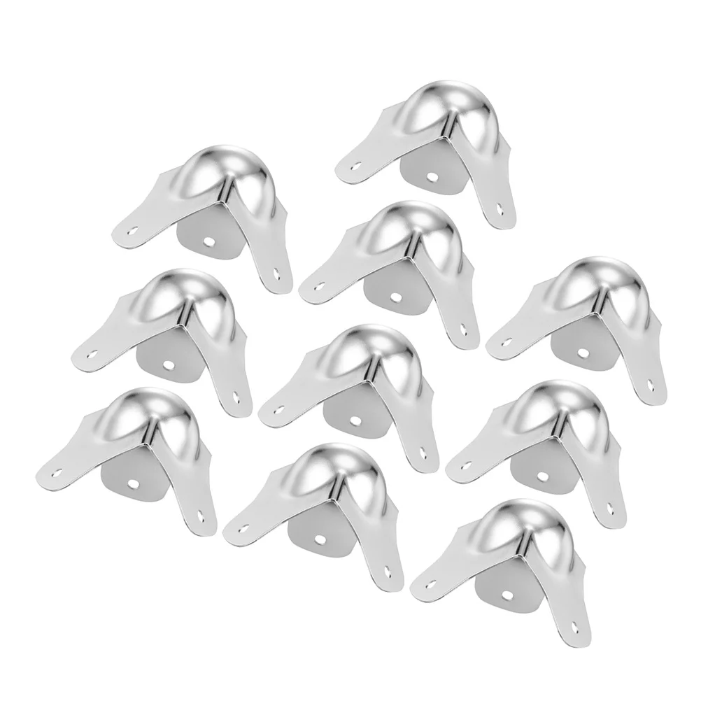 10 قطعة حماة حافة الزاوية الحديد الكرة على شكل الحرس المعدني لخزانة الطيران حقيبة للتخزين عثرة برهان المضادة للخدش الأجهزة #6