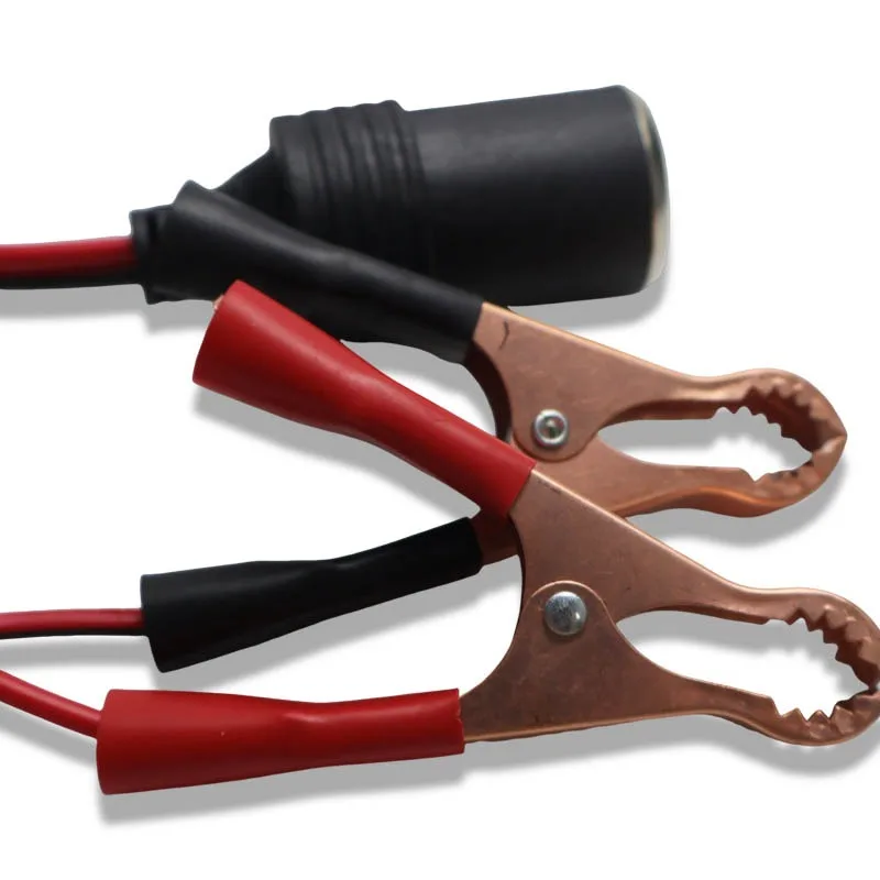 Car 50AMP Battery Inverter Wire Power Transfer Cable Alligator Clip Devices Plastic And Copper Cables Battery Clip Wire 35cm