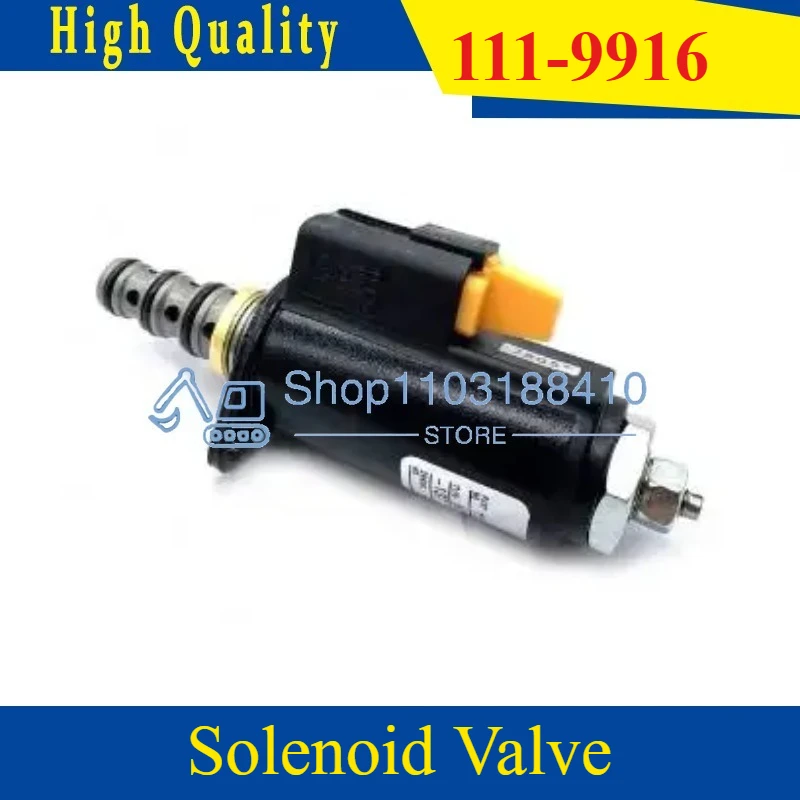 

Excavator Parts for Caterpillar E320B E320C E320D 325B Walking Straight Line Solenoid Valve Yellow dot 111-9916 1119916