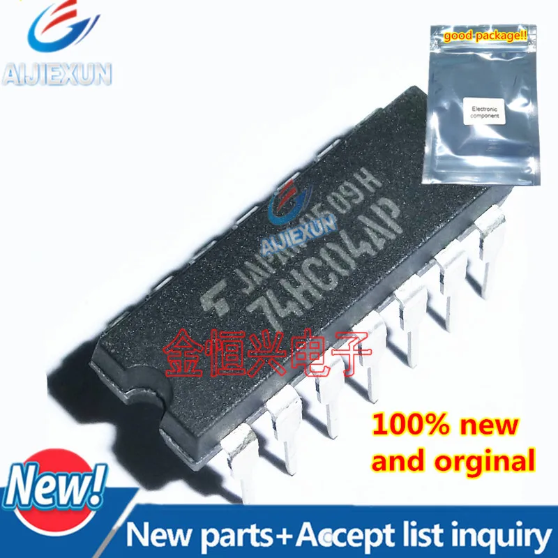 10PCS 100% new and orginal TC74HC04AP 74HC04A 74HC04 DIP-14 HEX INVERTER  large stock