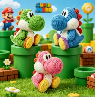 Super Mario Plush Toy Mario Bros Cute Stuffed Doll Soft Cotton Plushie Cartoon Game Peripheral Collectible Figure Birthday Gift