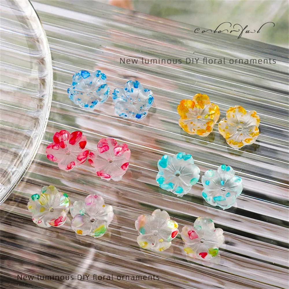 

Светящиеся украшения для ногтей многоцелевой инструмент для ногтей разноцветные аксессуары для ногтей с пятью лепестками 9 мм красота ореол окрашенный прочный