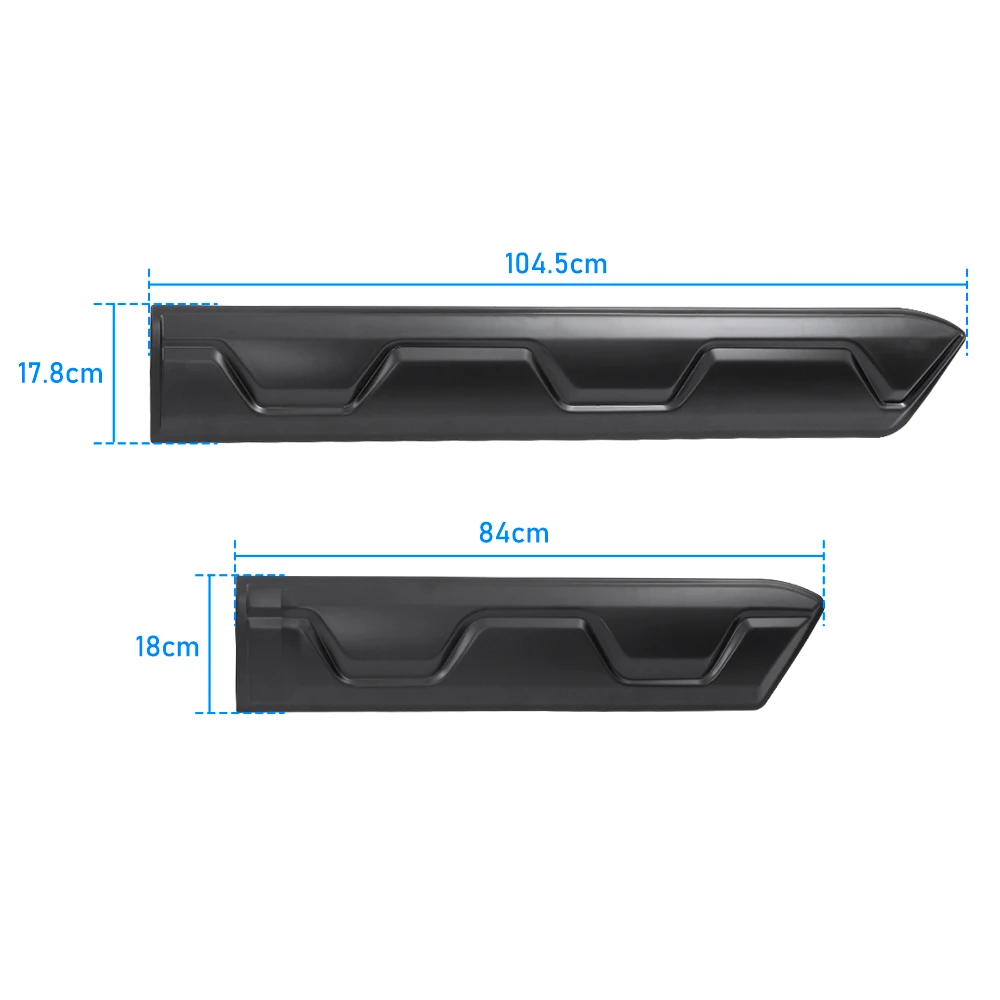 Car Accessories Side Door Trim Body Cladding for Ford Ranger T6 T7 T8 2012-2022 XL XLT XLS WILTRAK Double Cabin