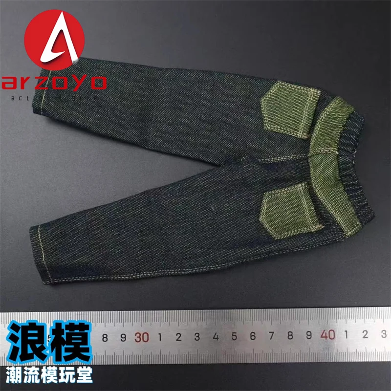 Sweat à capuche en jean pour homme, échelle 1/6, accessoires pour vêtements, modèle adapté à une figurine de soldat masculin de 12 pouces, poupées corporelles