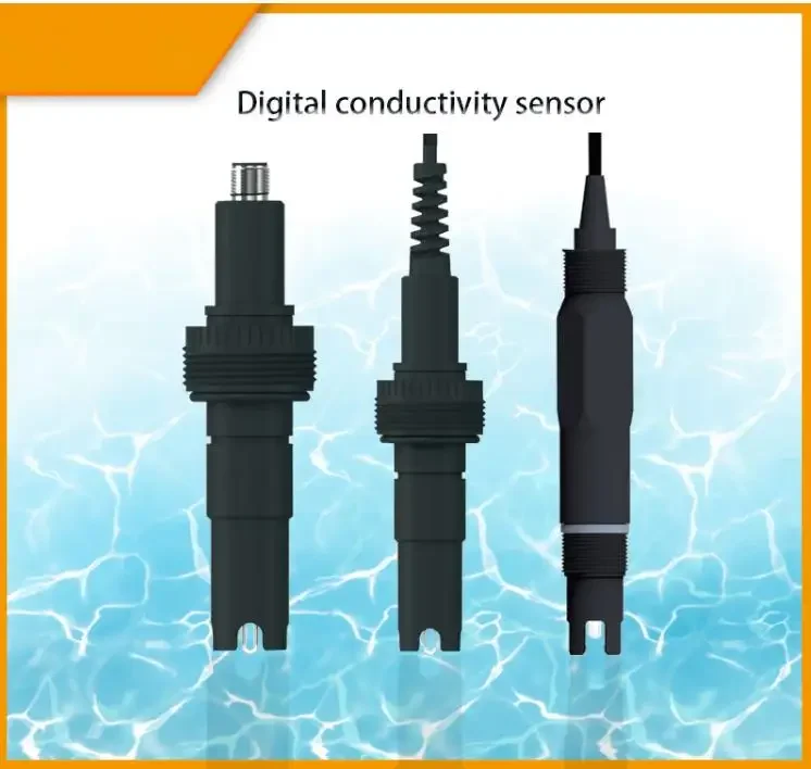 0-20000us/cm 4-20mA  Water Conductivity EC TDS Sensor Meter Probe for Sewage Industrial Analysis