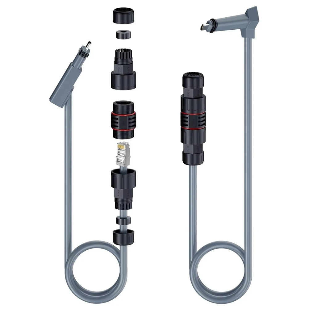 

For Gen 2 Ethernet Cable Adapter for Plug to RJ45 Connector RJ45 Router&Dish Side