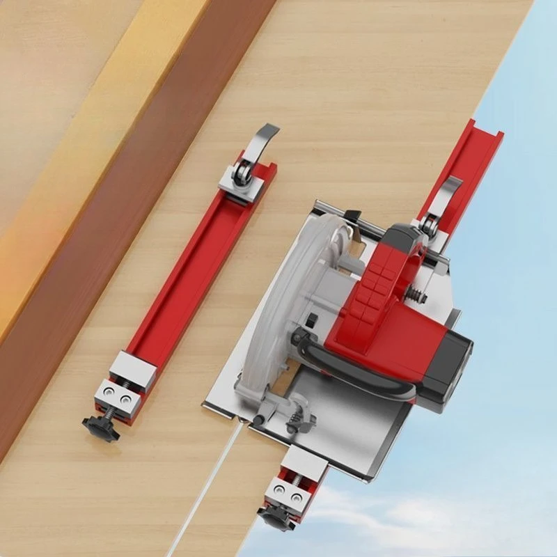Woodworking Cutting Locator Adjustable Cutting Plate Limiter 240MM/360MM Cuttings Locator Lightweight Aluminum Alloy Locators