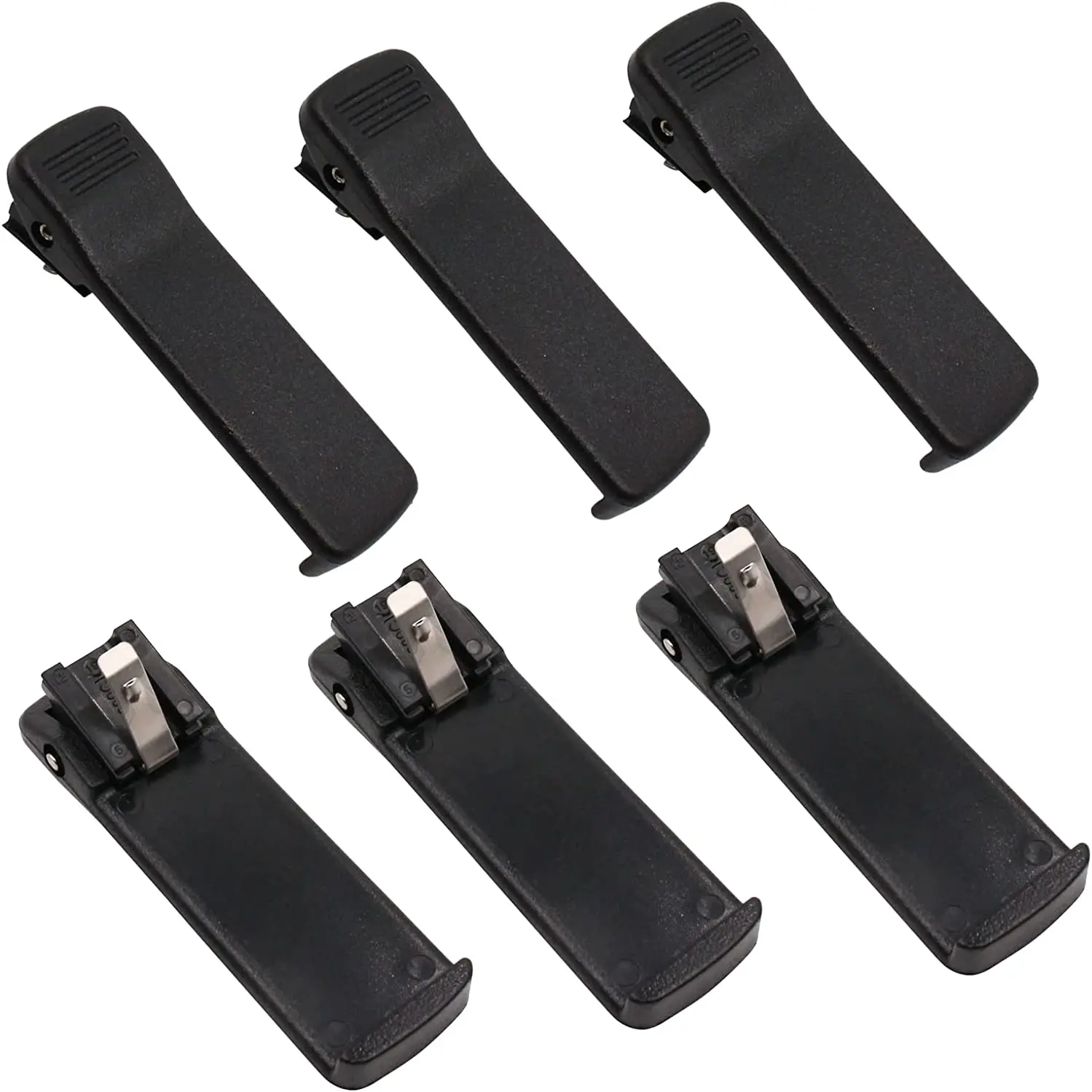 6 Pack Belt Clip for Motorola NNTN4497 NNTN4970 NNTN4851 CP200 CP200D CP200XLS CP040 CP140 CP150 GP3688 EP450 PMNN4251