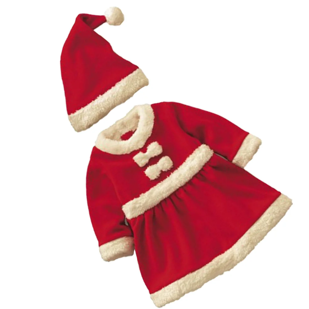 

Рождественский костюм Санта-Клауса, красный, 130 см, высококачественная ткань, праздничная одежда, рождественская тематика для