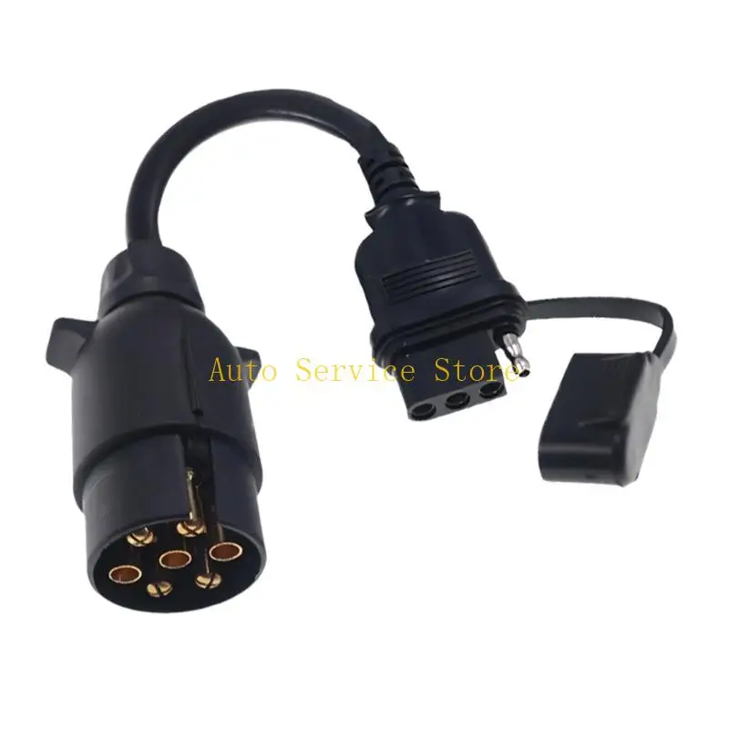 462A No Tools Needed 7 Pin To 4 Pin Trailer Light Conversion Cable For Trucks