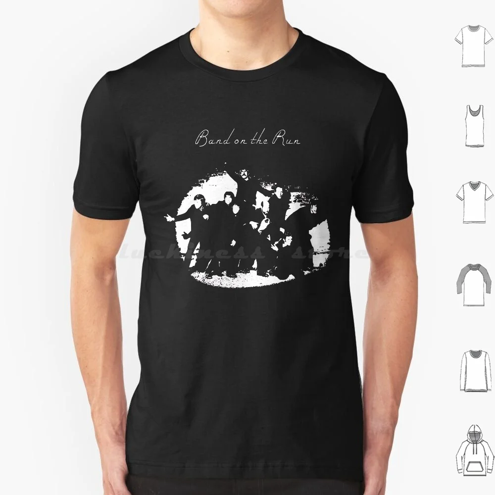 

Band On The Run-Album Cover T Shirt Cotton Men Women DIY Print Band On The Run The Venus And London Town Over America Linda
