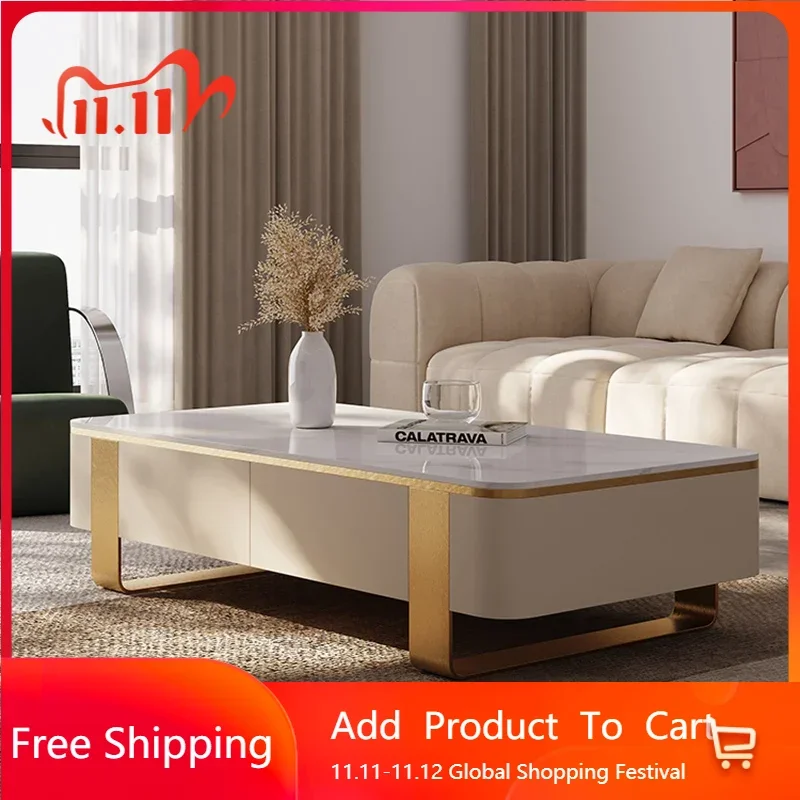 

Square Nested Coffee Tables Living Room Luxury Auxiliary Dressing Coffee Table Console Hall Tv Table Basse Pour Salon Tables