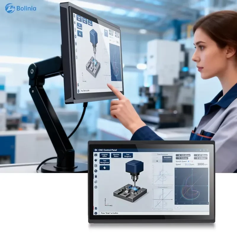 15.6 Inch Open Frame Industrial Panel PC Capacitive Touch Screen Android/Ubuntu OS 2GB/4GB/8GB RAM 16/32/64GB EMMC Storage
