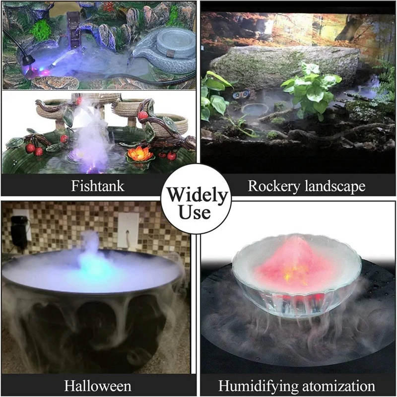 Top Sale elektrische Ultraschall Luftbe feuchter Mini Nebel Maker Nebel maschine Verne bler Wasser brunnen Teich Zerstäuber Kopf Luftbe feuchter