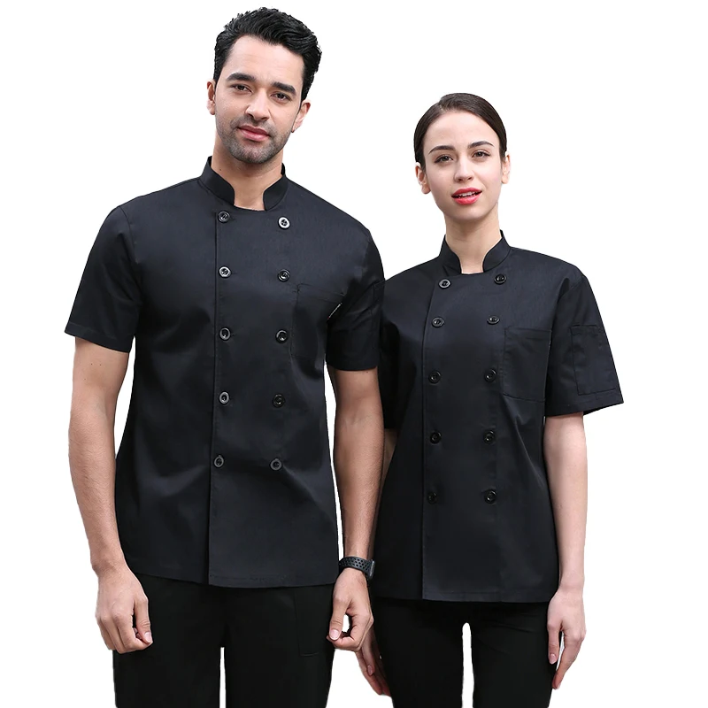 Stylish Chef Jacket Bakery Cooking Clothing Restaurant High-quality Comfortable Overalls Waiter Shirt Rear Kitchen Uniform