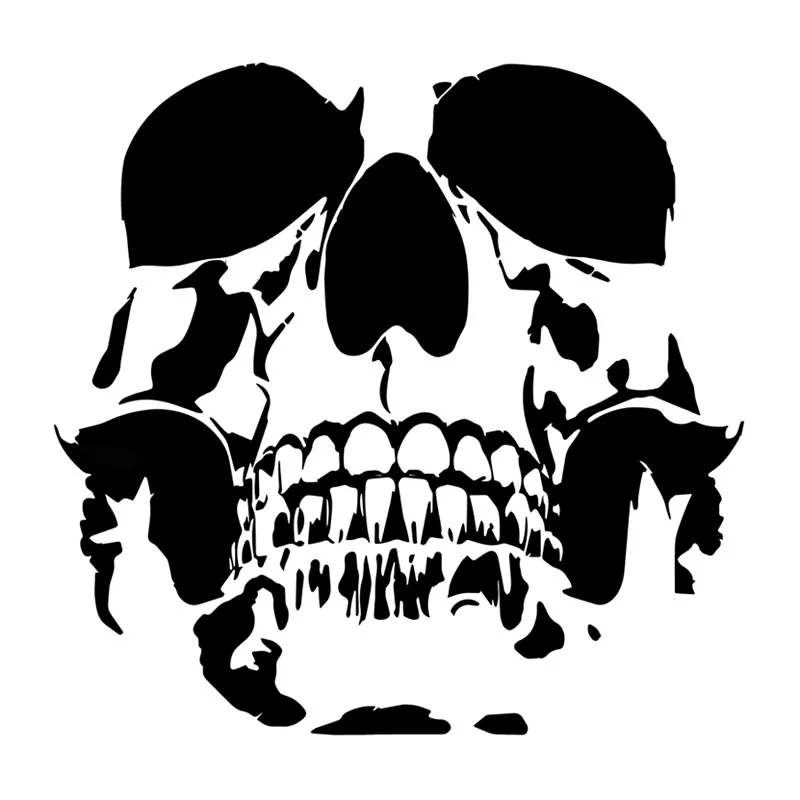 

15.6*15.2cm cute skull car sticker personalized car and motorcycle decoration car stickers car accessories