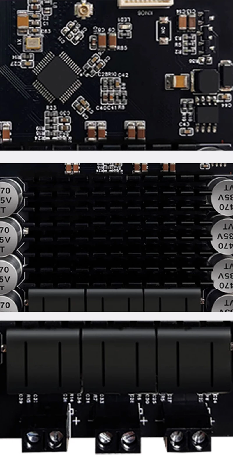 HiFi аудио Bluetooth 5,0 DSP 2,1 стерео TWS плата усилителя регулировка сабвуфера 70 Втx2 + 140 Вт поддержка настройки программного обеспечения