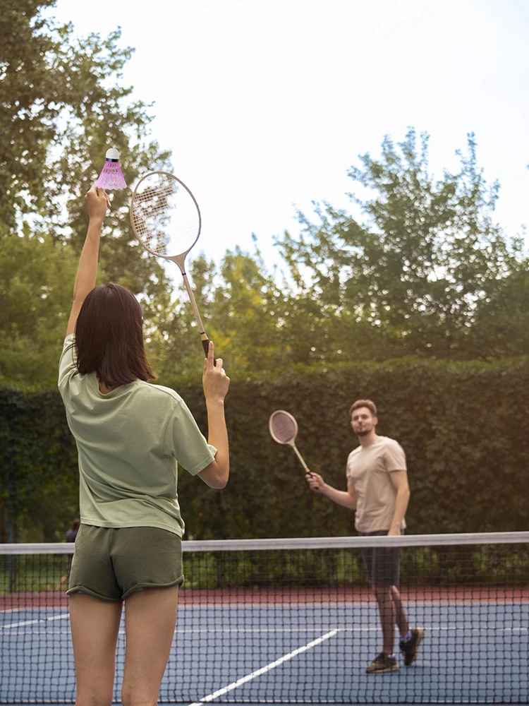 12 قطعة/المجموعة كرات الريشة الملونة الريشة رغوة كرات الألعاب الرياضية الترفيهية