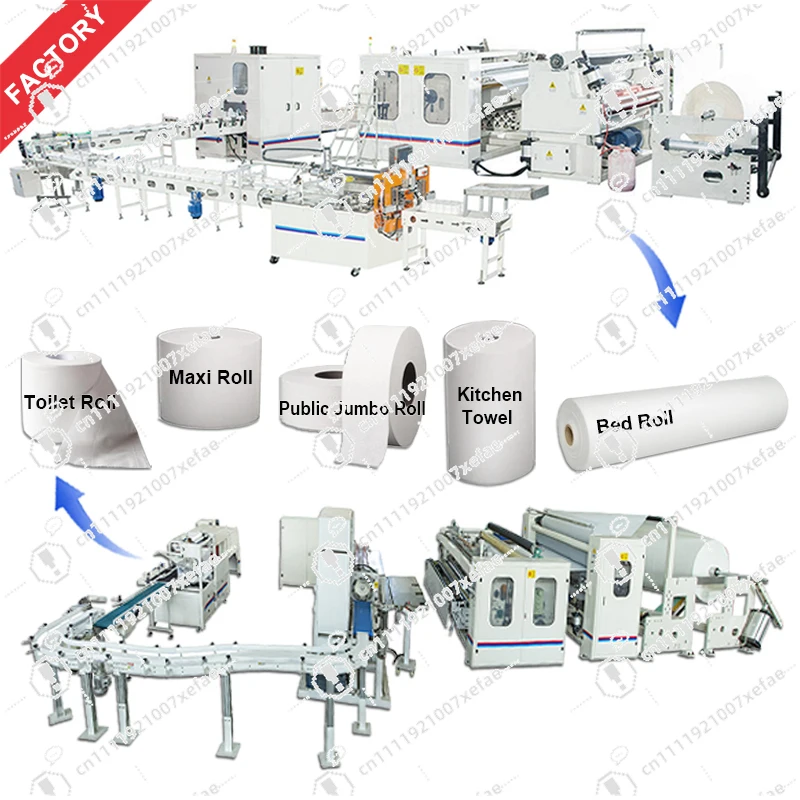 Hot-selling Small Toilet Paper Making Machine, Tissue Making Machine, Toilet Paper Punching and Rewinding Machine