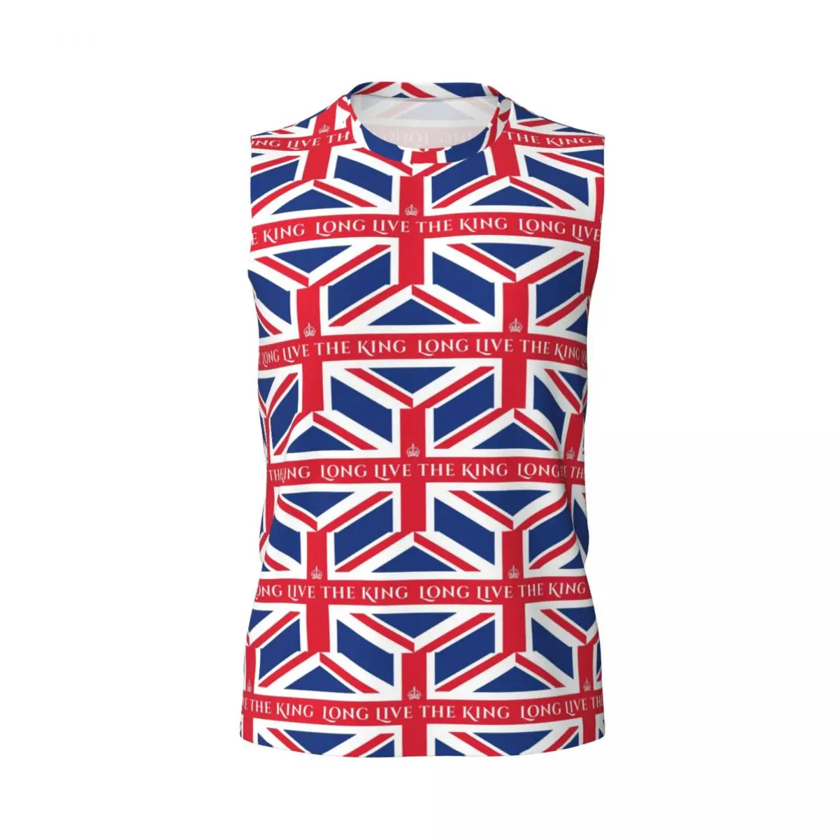 Union Jack Flag Of The UK United Kingdom British Men Printed Sleeveless T-shirt Hip Hop Street Style Beach Holiday Tank Tops