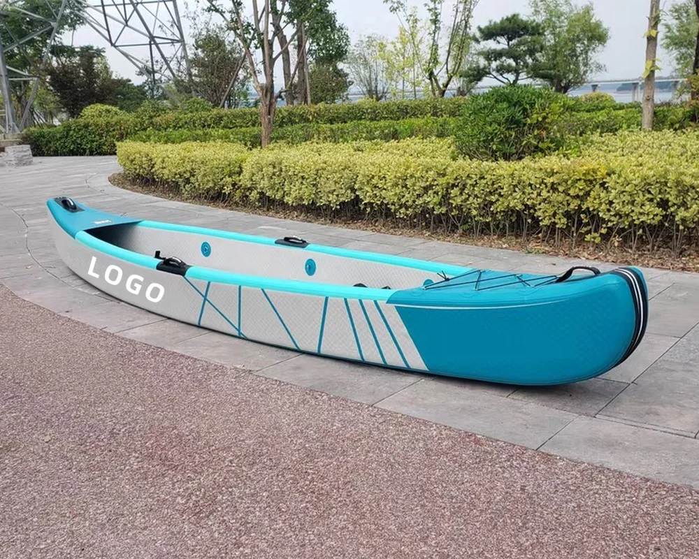 Inflatable 3 Person Fishing Paddle Kayak Manufacturer Drop Stitch Kayak