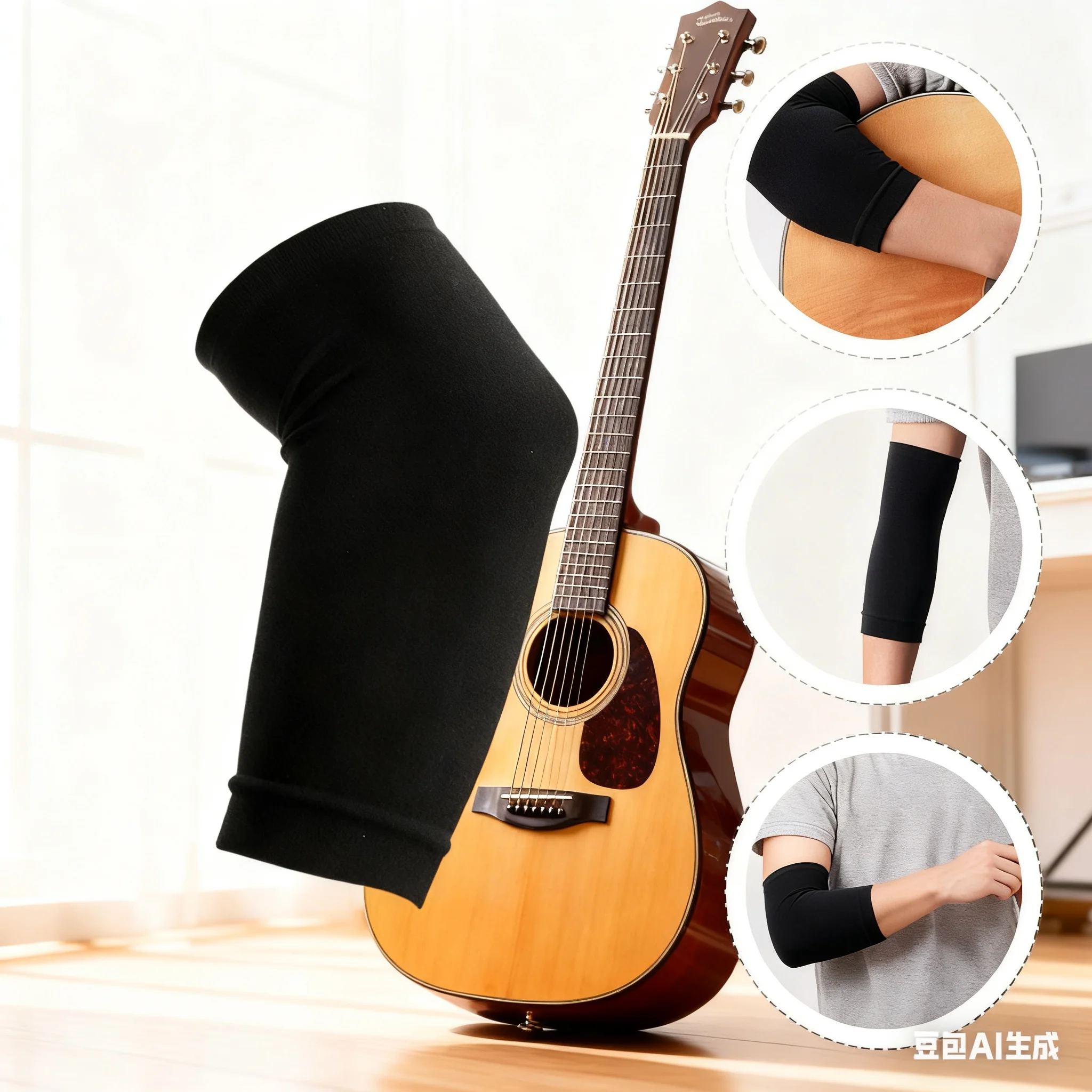 Breathable Guitar Elbow Pads Comfort For Protection For Effortless Playing Stringed Instruments Guitars Accessories