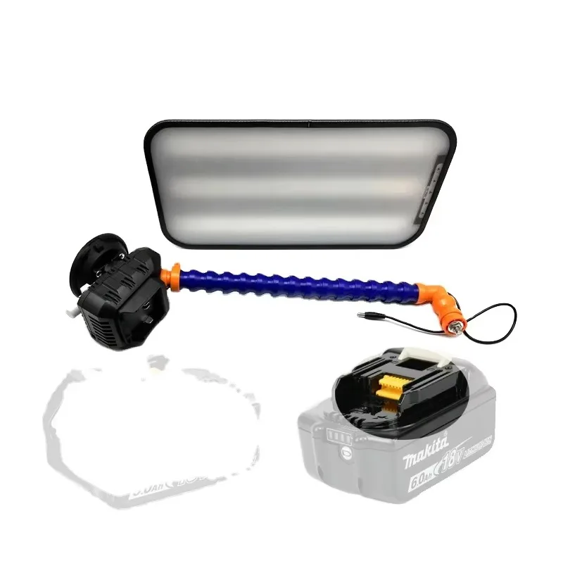 Ohne 18 V wiederaufladbare Batterie, kabellose Dellenlampe mit 9 LED-Lampen, verstellbare Autoreparaturwerkzeuge, PDR King Dent Lamp