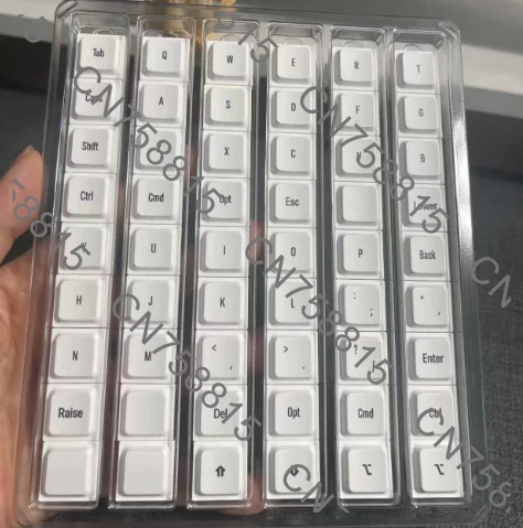 For Cross-Shaped Switch MX Compatible - DIY Replacement ，KeysLow Profile Keycaps for Cornix Keyboard - Custom Matching Set