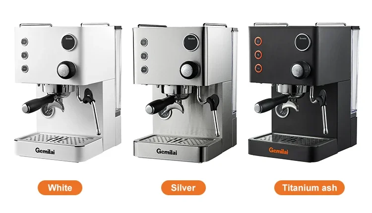 Gemilai G3007Z private label with dual boiler pump multifunctional professional electrical household espresso coffee machine